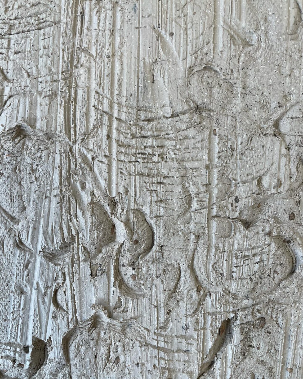 Texture d'engobe blanc